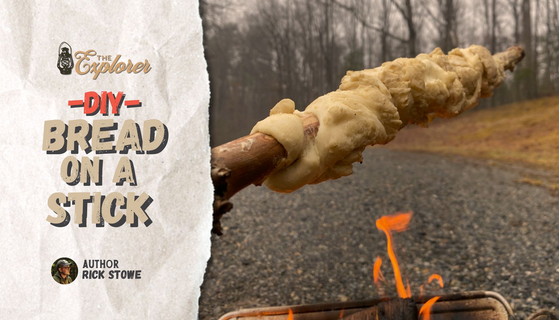 How to Cook Bread-on-a-stick Over A Fire