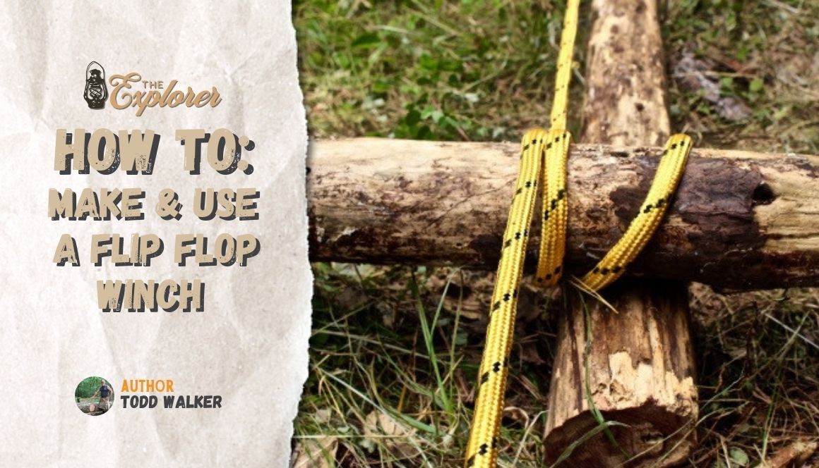 How to Make & Use a Flip Flop Winch Bushcraft