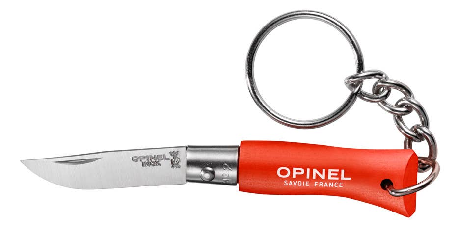 No.02 Colorama Stainless Folding Key Chain Knives: Anise