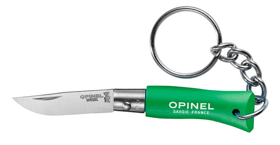 No.02 Colorama Stainless Folding Key Chain Knives: Anise
