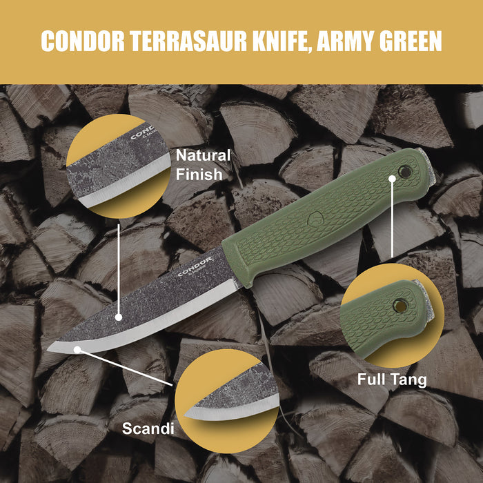 Condor Terrasaur Knife - Green