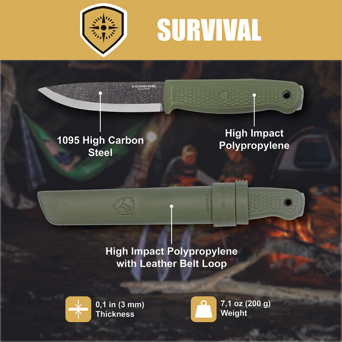 Condor Terrasaur Knife - Green