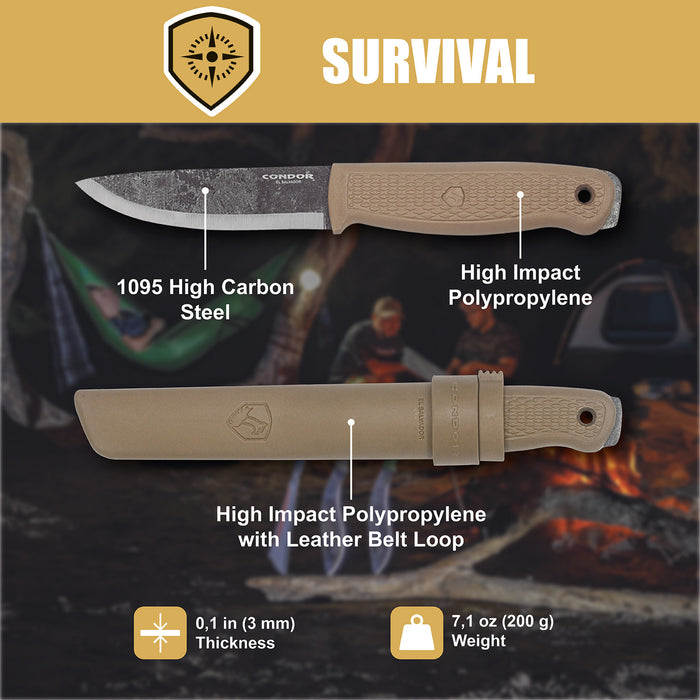 Condor Terrasaur Knife - Desert