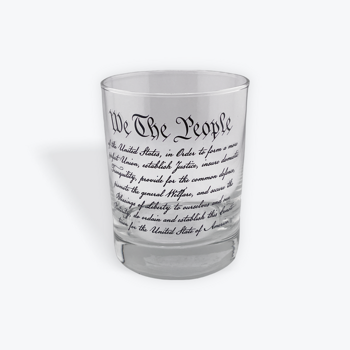 'We The People' Whiskey Glass - 12oz