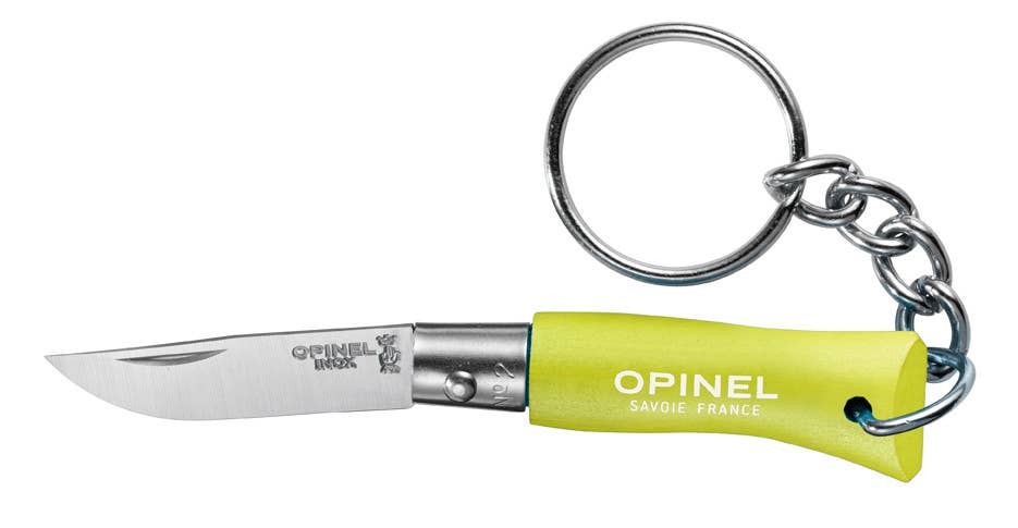 No.02 Colorama Stainless Folding Key Chain Knives: Anise