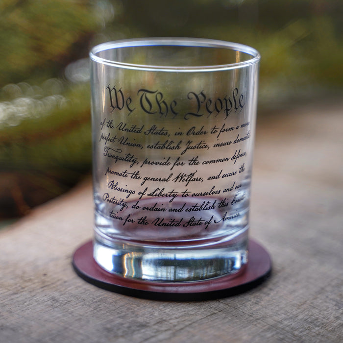 'We The People' Whiskey Glass - 12oz