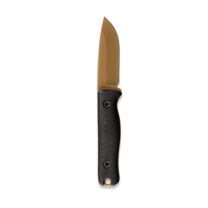 Reiff Knives F3 Fixed Blade Knife CPM MagnaCut, FDE PVD, Black G10