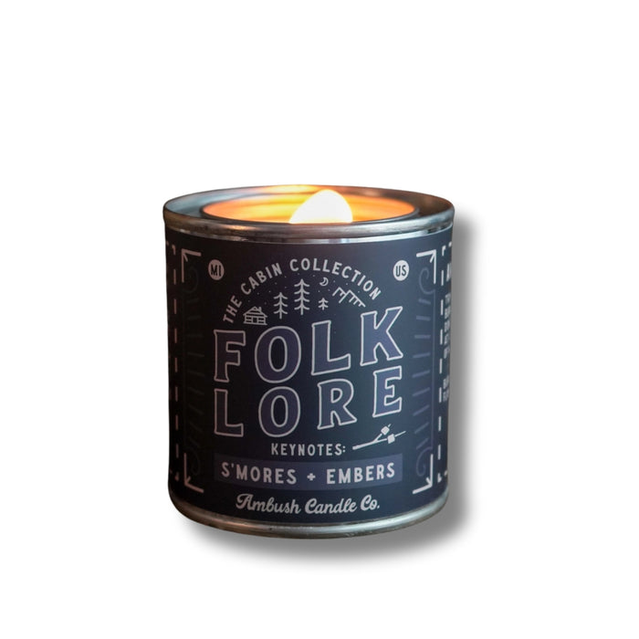 Folklore | S'mores + Embers 8oz Soy Candle