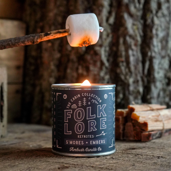 Folklore | S'mores + Embers 8oz Soy Candle