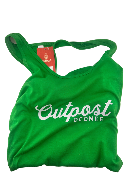 Outpost Oconee Logo Tank Top - Shamrock Green