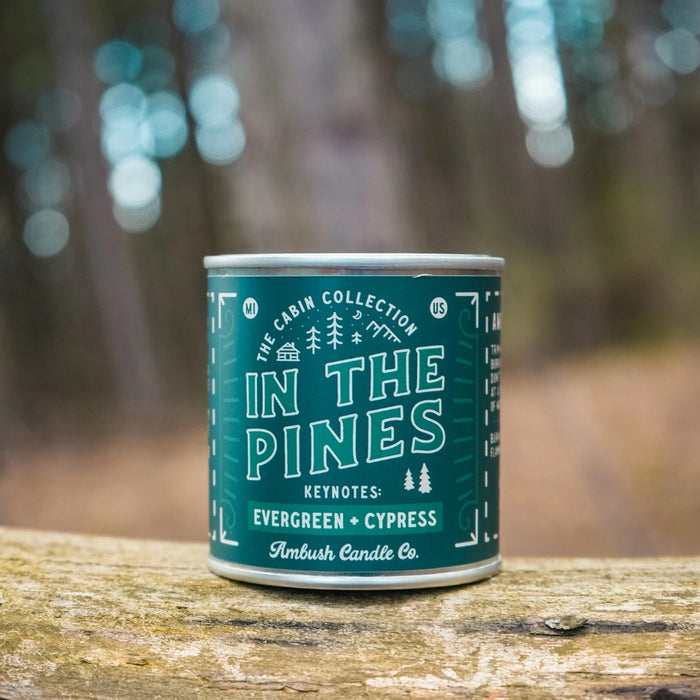 In the Pines | Evergreen + Cypress 8oz Soy Candle