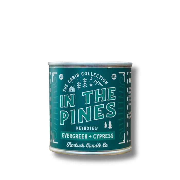 In the Pines | Evergreen + Cypress 8oz Soy Candle