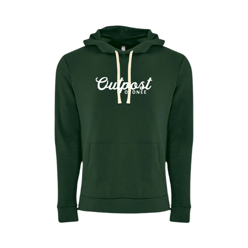Outpost Oconee Classic Logo Hoodie - Forest Green & White Logo