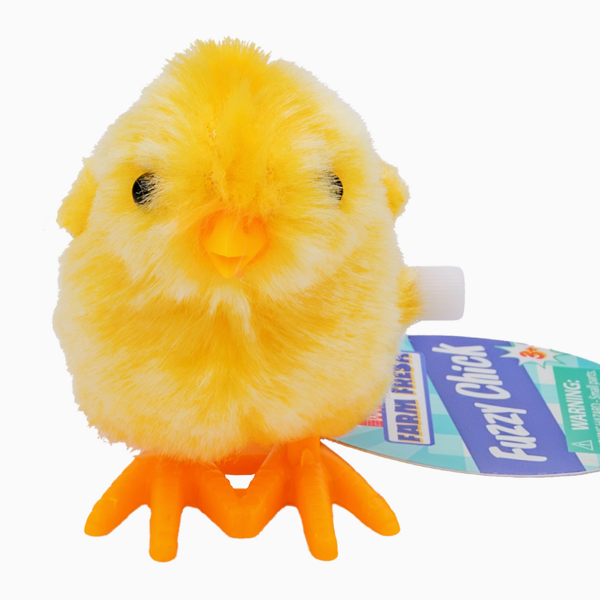 Farm Fresh Yellow Fuzzy Chick Wind Ups, Spring, Hopping — Georgia