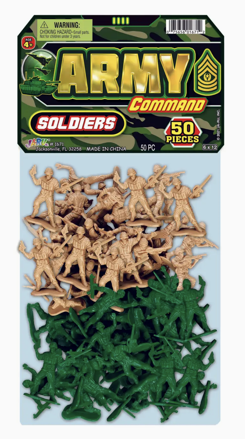 Army Command Soldiers, 50pc Bags — Georgia Bushcraft
