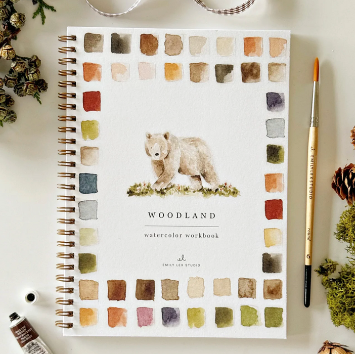 Woodland Watercolor Workbook