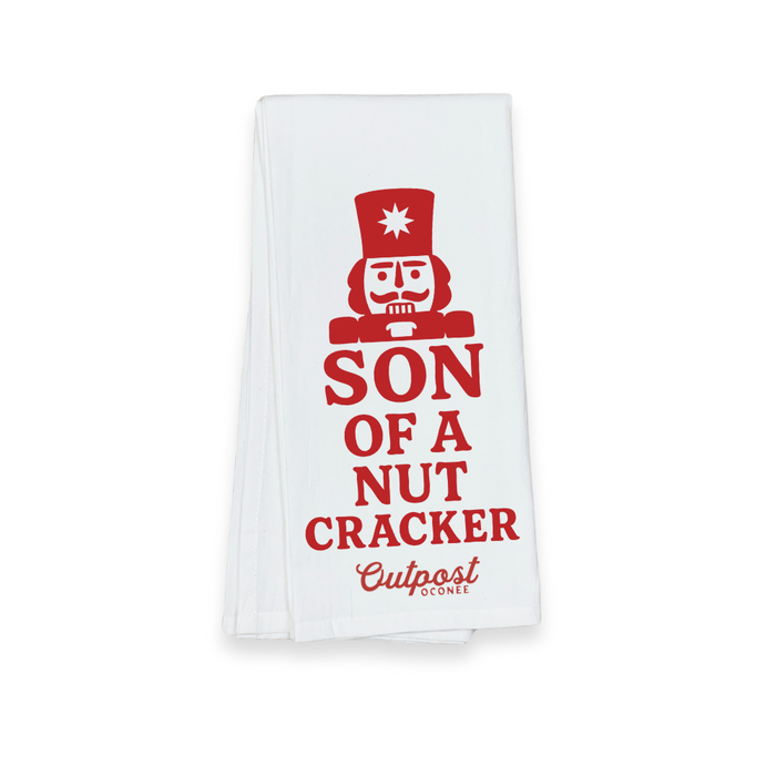 Christmas Tea Towel - Son Of A Nut Cracker