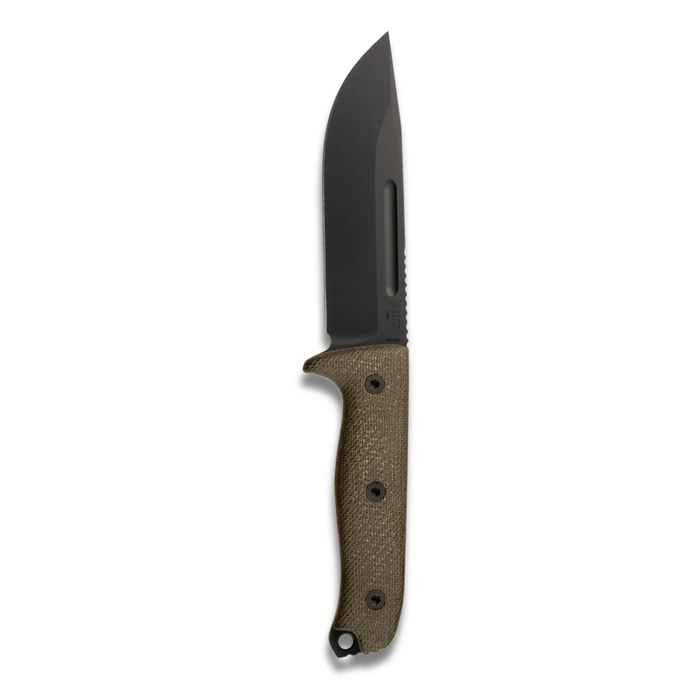Reiff Knives VICON MagnaCut Black DLT Coated Blade Green G10 Handles