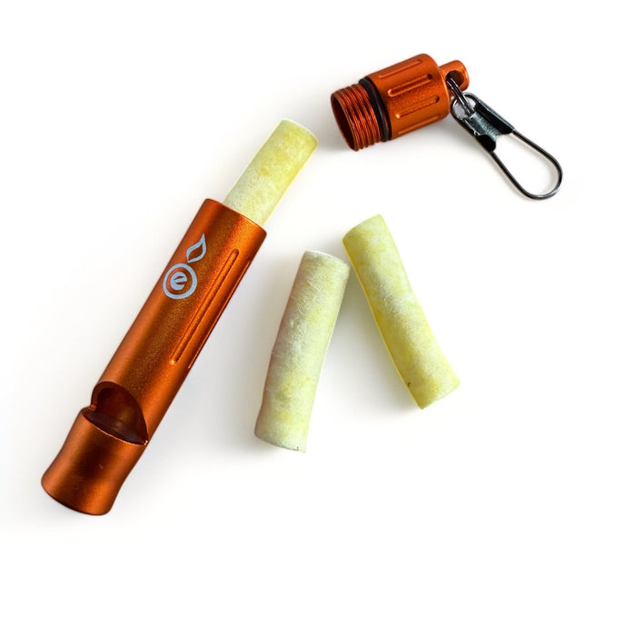 Wombat Whistle - Emergency Whistle & Tinder Vial Kit