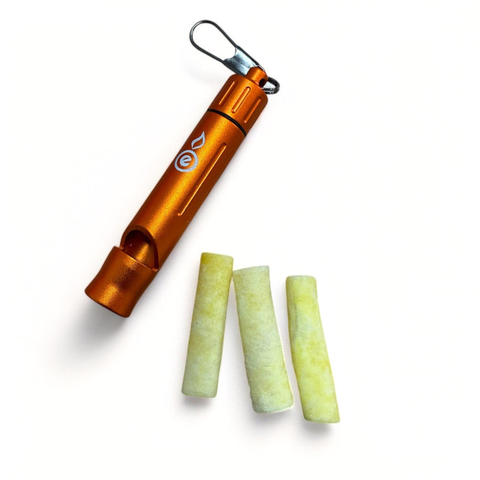 Wombat Whistle - Emergency Whistle & Tinder Vial Kit