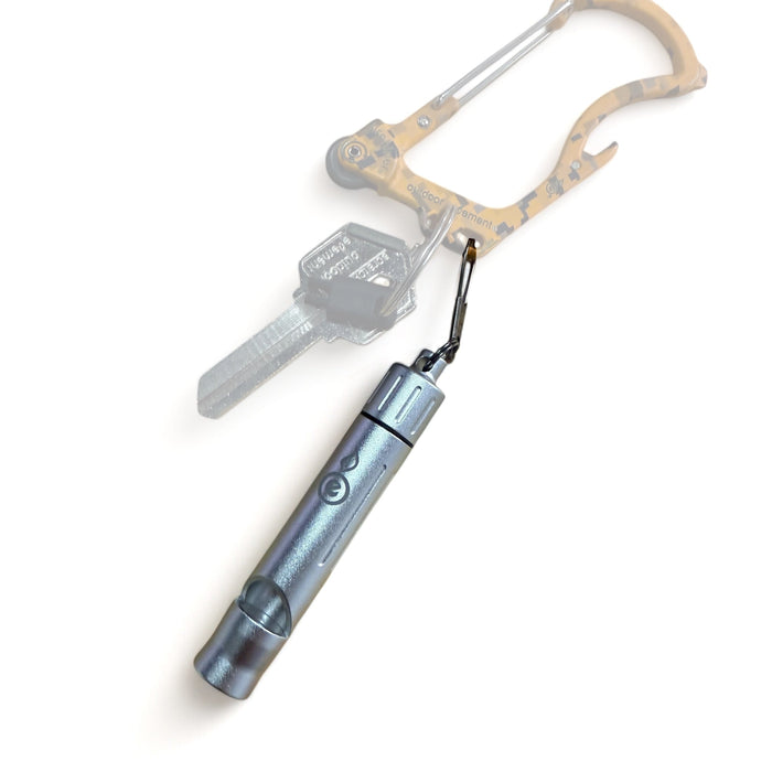 Wombat Whistle - Emergency Whistle & Tinder Vial Kit