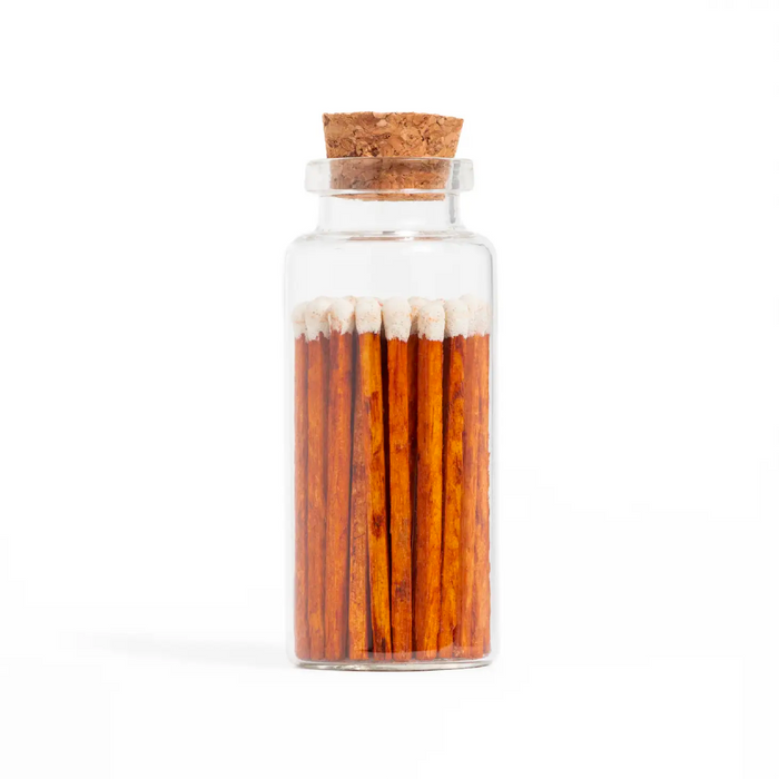 Cinnamon White Matches in Medium Corked Vial