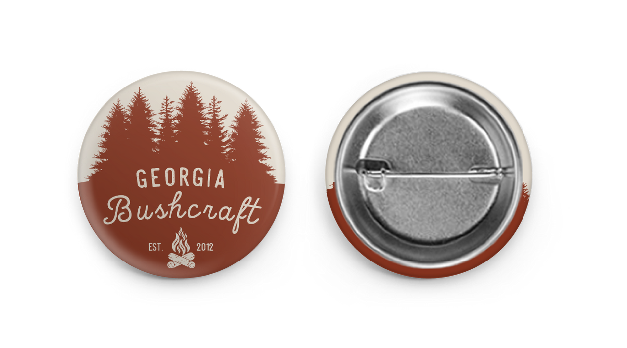 Georgia Bushcraft - Steel Button